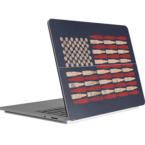 Blue Bullet American Flag Surface Laptop Studio Skin
